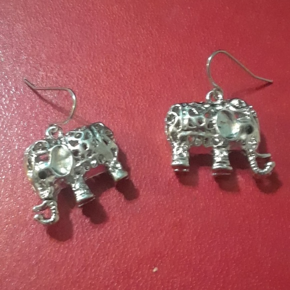 Urban Outfitters Jewelry - Silvertone boho elephant earings Urban Outfitters Jewelry - Silvertone boho elephant earings